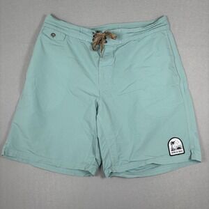 Howler Bros Board Shorts Mens 38 Light Blue Cotton Nylon Buchannon Surfmist 8.5"